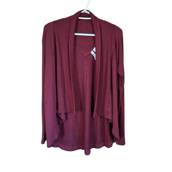 Athleta Super Soft Wrap Open Cardigan Mauve Pink XS - Picture 1 of 6